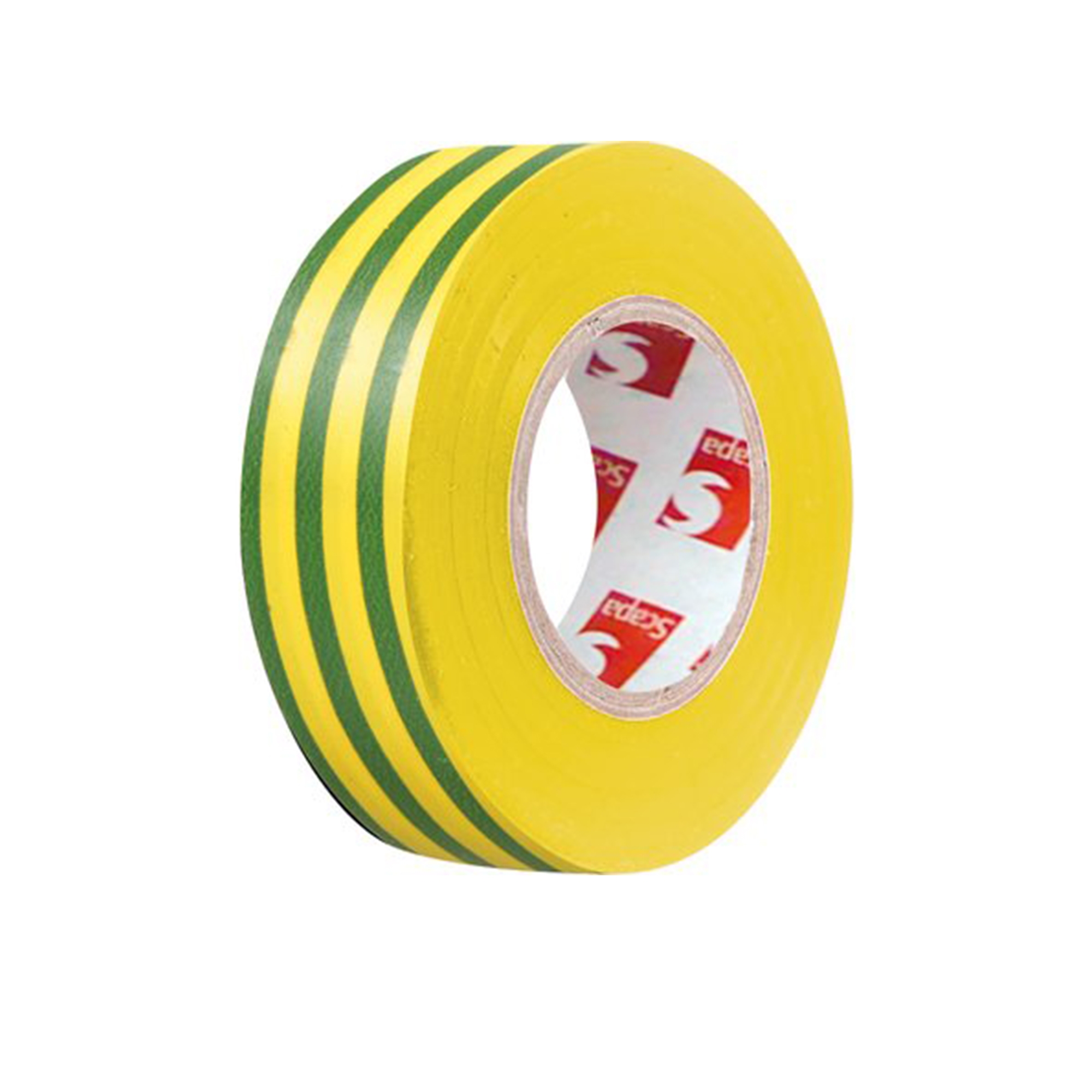 Scapa 2702 PVC Premium Electrical Insulation Tape 19mm x 33m - Colour: Yellow/Green - Motorsport Tape - Sparky - Toolbox Tape