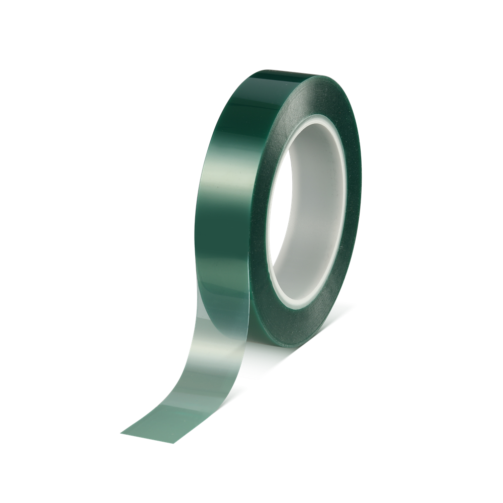 tesa® 50600 Standard Green Polyester/Silicone Masking Tape - 25mm