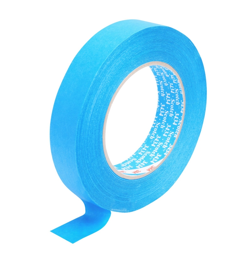 3M Blue Masking Tape 3434 - 24mm x 50m Roll - High Performance