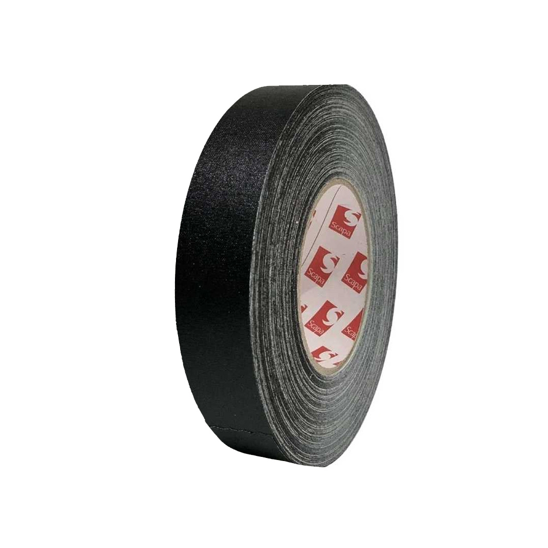 Scapa 3120 Waterproof Cloth Tape 25mm x 50m - Black